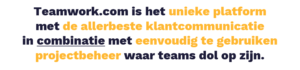 VGMS Implementatie services voor Teamwork.com